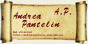 Andrea Pantelin vizit kartica